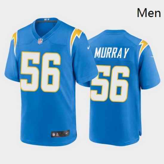 men kenneth murray los angeles chargers powder blue game jersey 2020